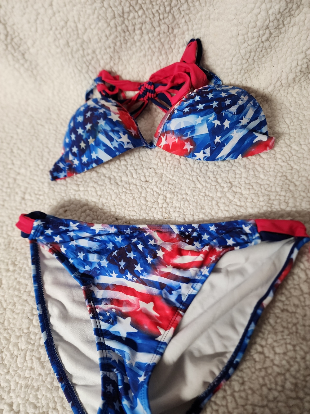 Malibu Women's Star-Spangled Bikini - Blue & Red